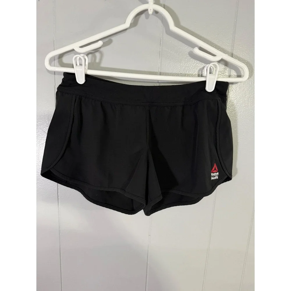 Reebok CrossFit Shorts Womens Small Black Performance Athletic Training 5503